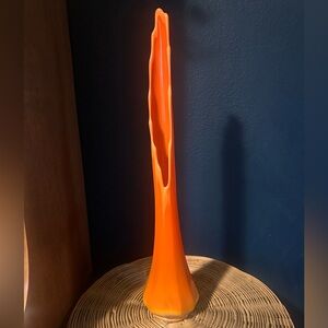 L.E. Smith Bittersweet Swung Vase